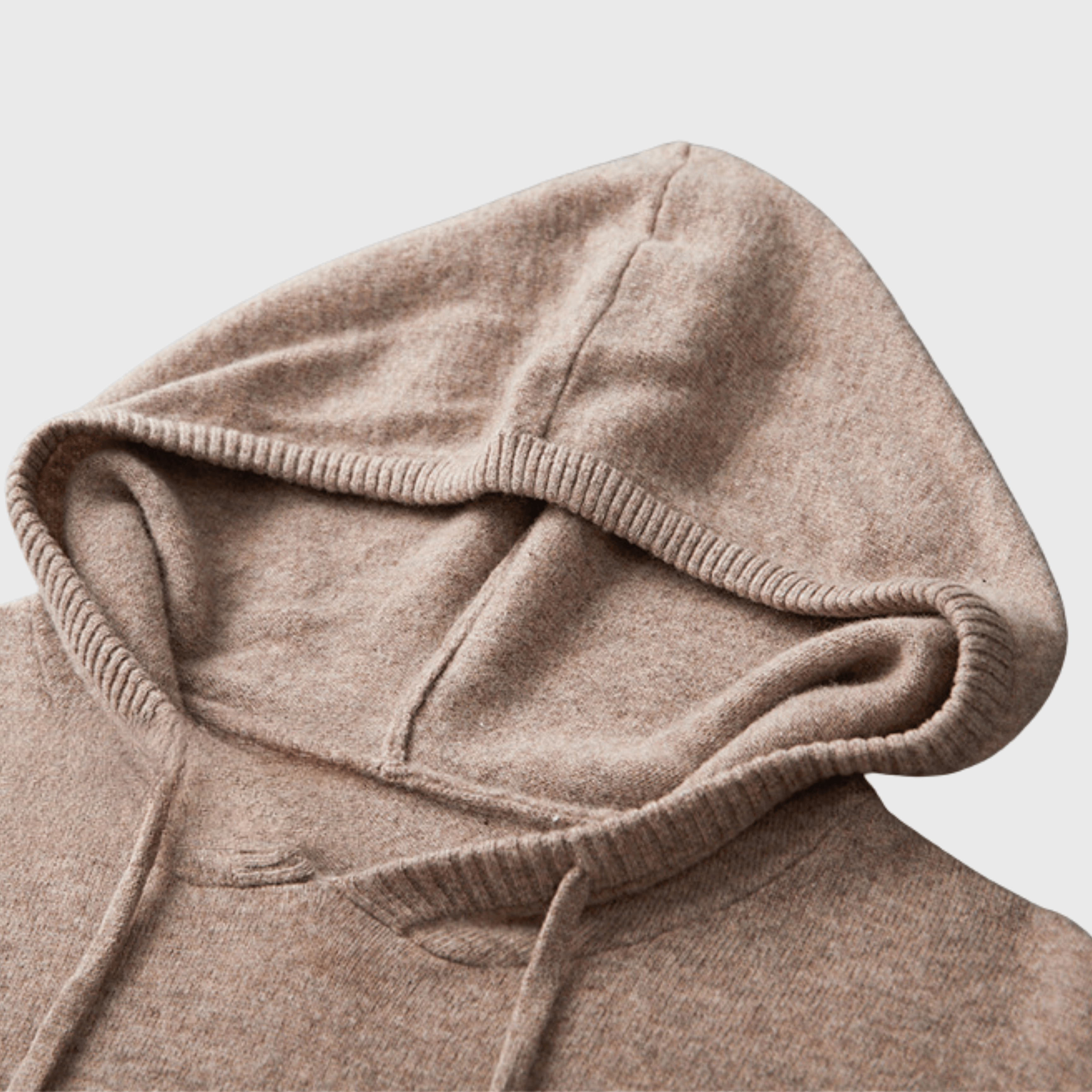 AXEL MERINO HOODIE BRUN