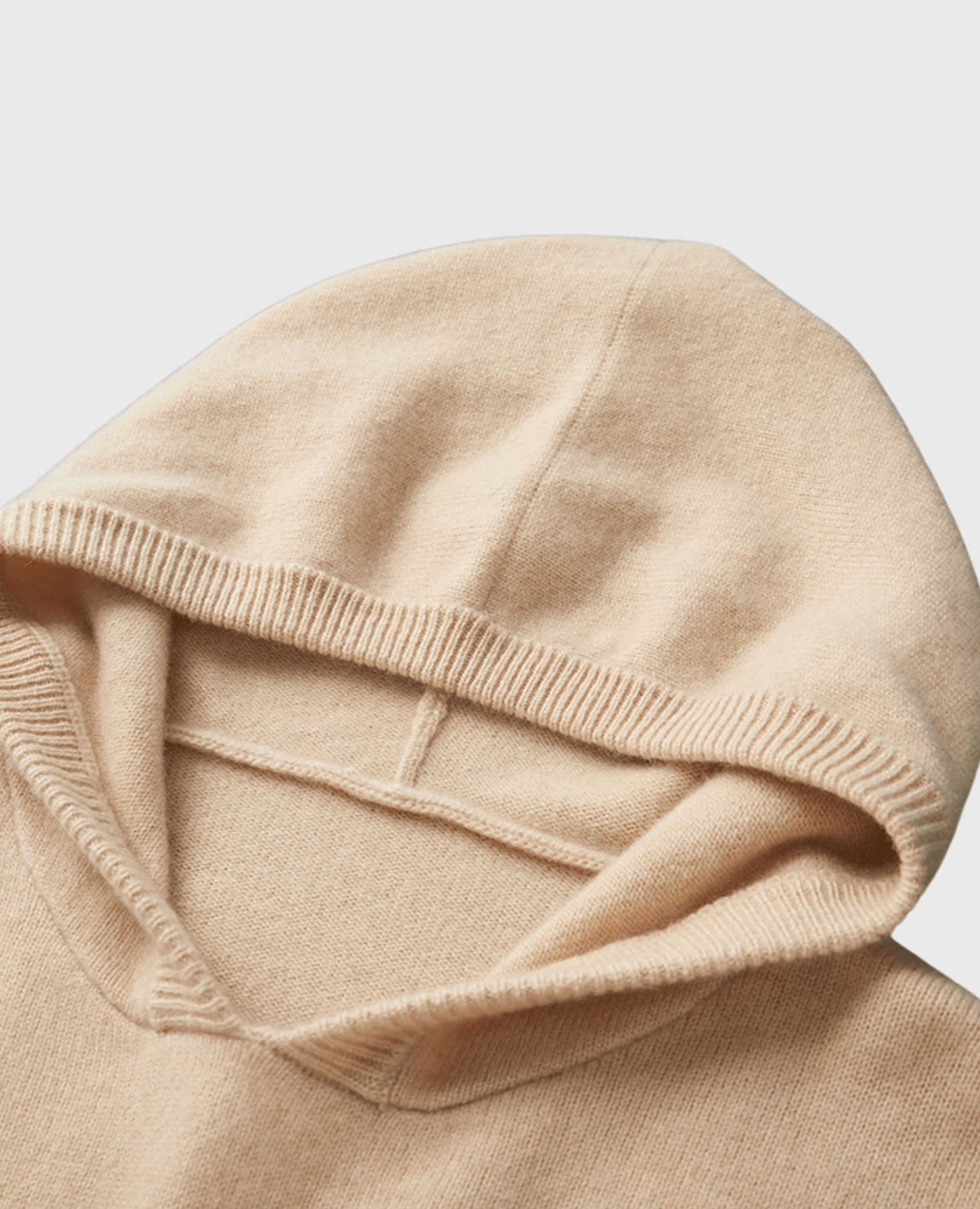AXEL KASHMIR HOODIE BEIGE