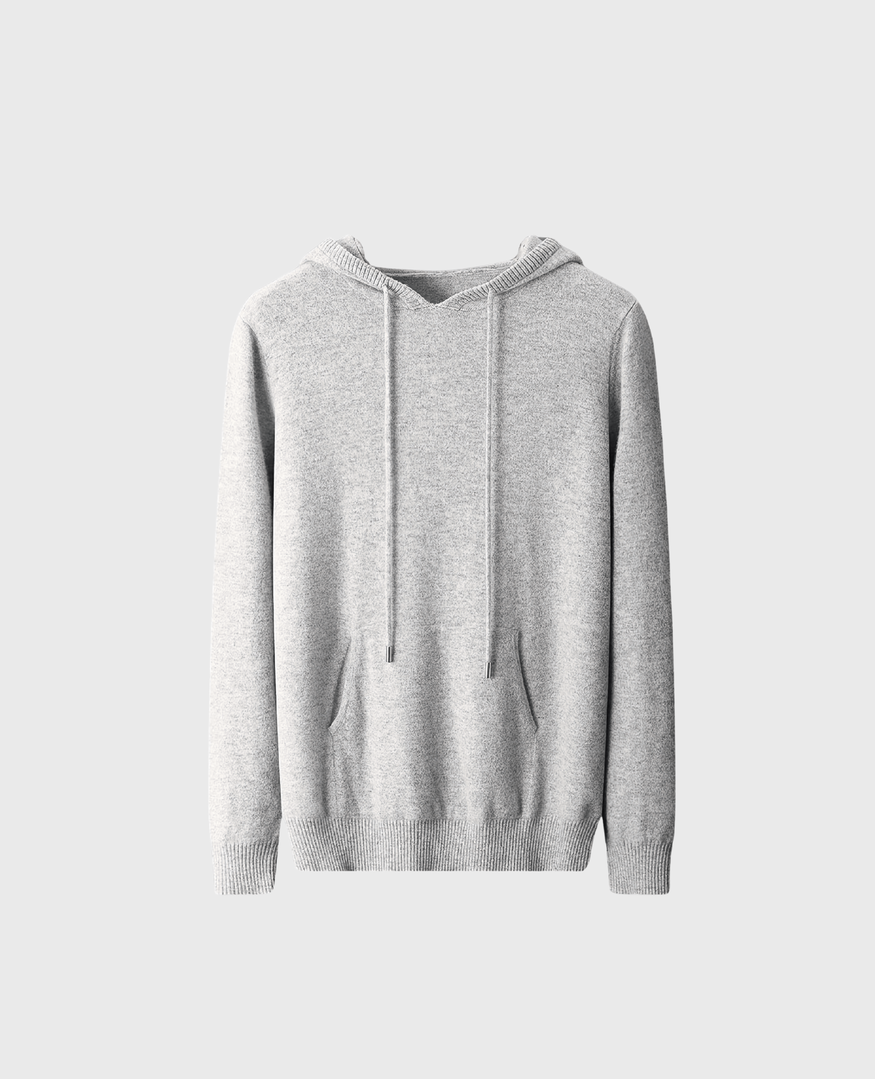 AXEL MERINO HOODIE GRÅ