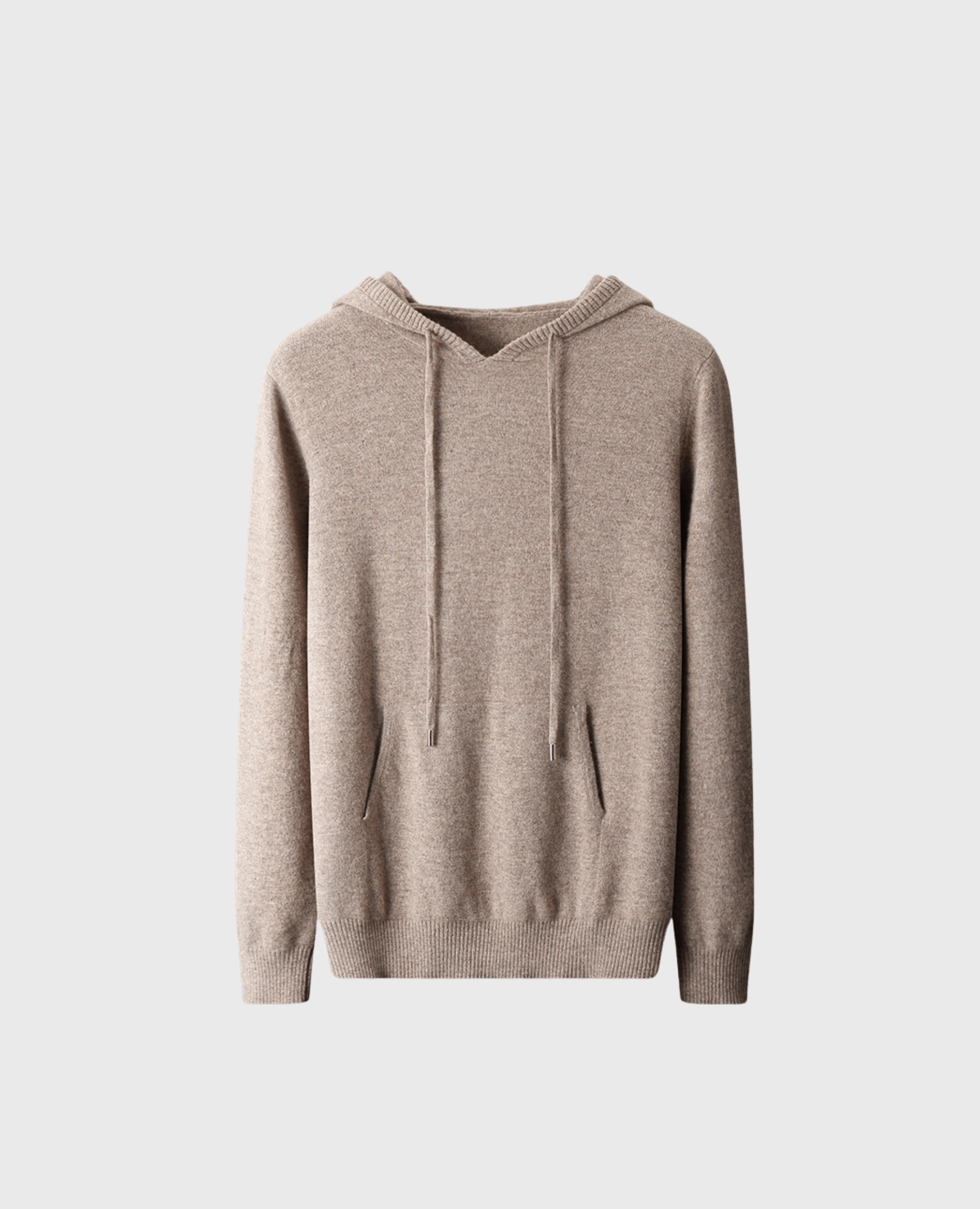 AXEL MERINO HOODIE BRUN