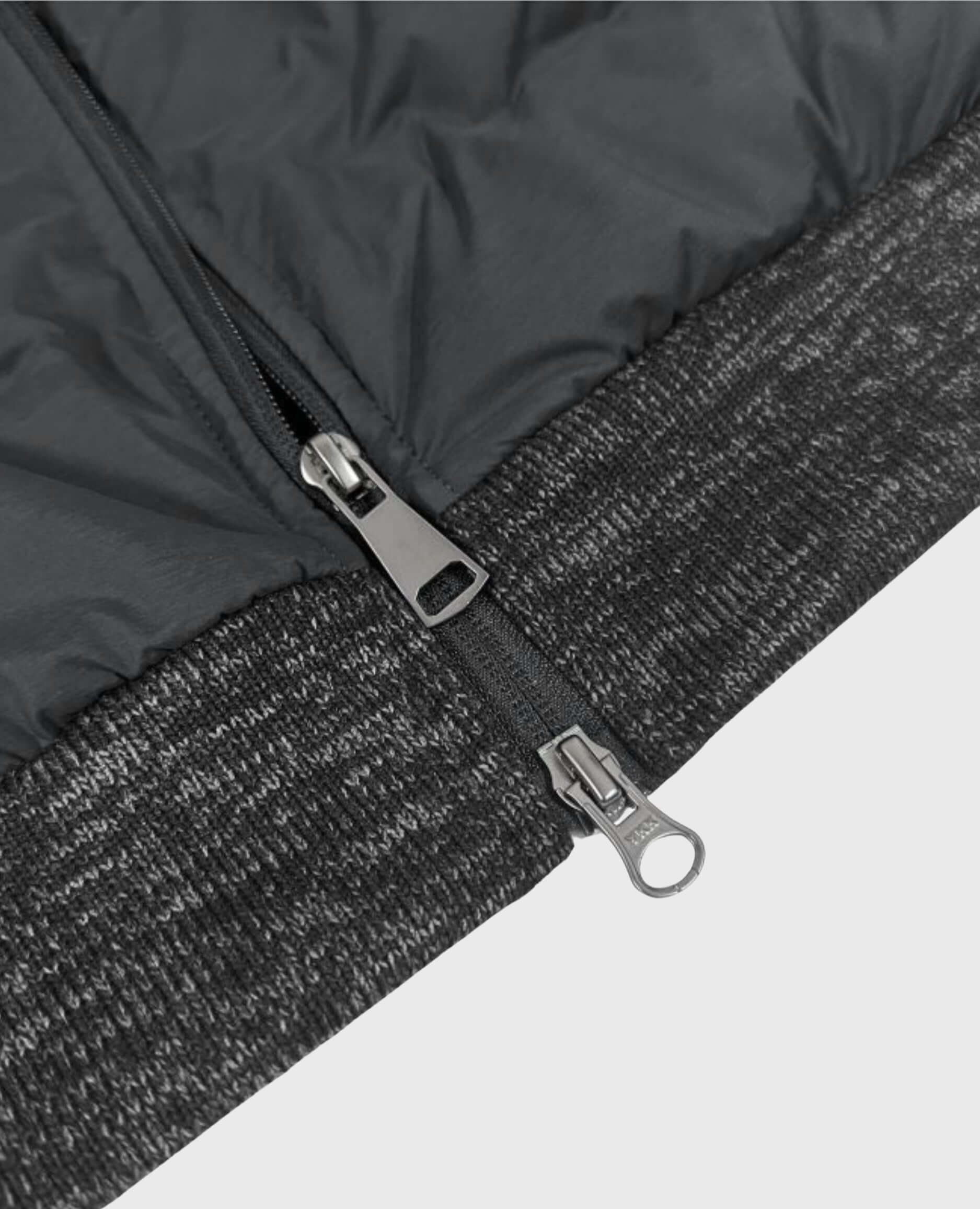 AXEL PUFFER CARDIGAN SVART