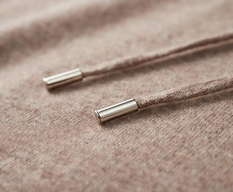 AXEL MERINO HOODIE BRUN