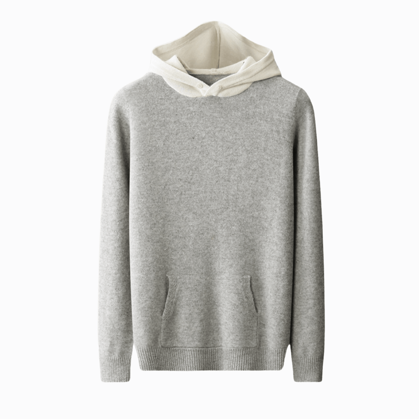MERINO HOODIE - KNAPP