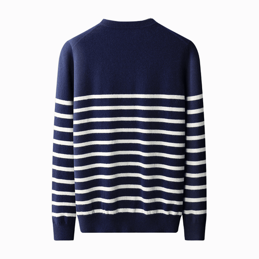 STRIPED CREWNECK