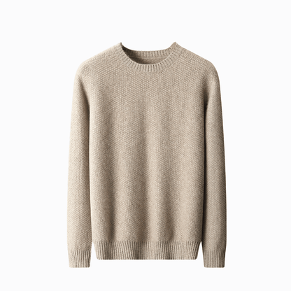 KASHMIR CREWNECK - Beige