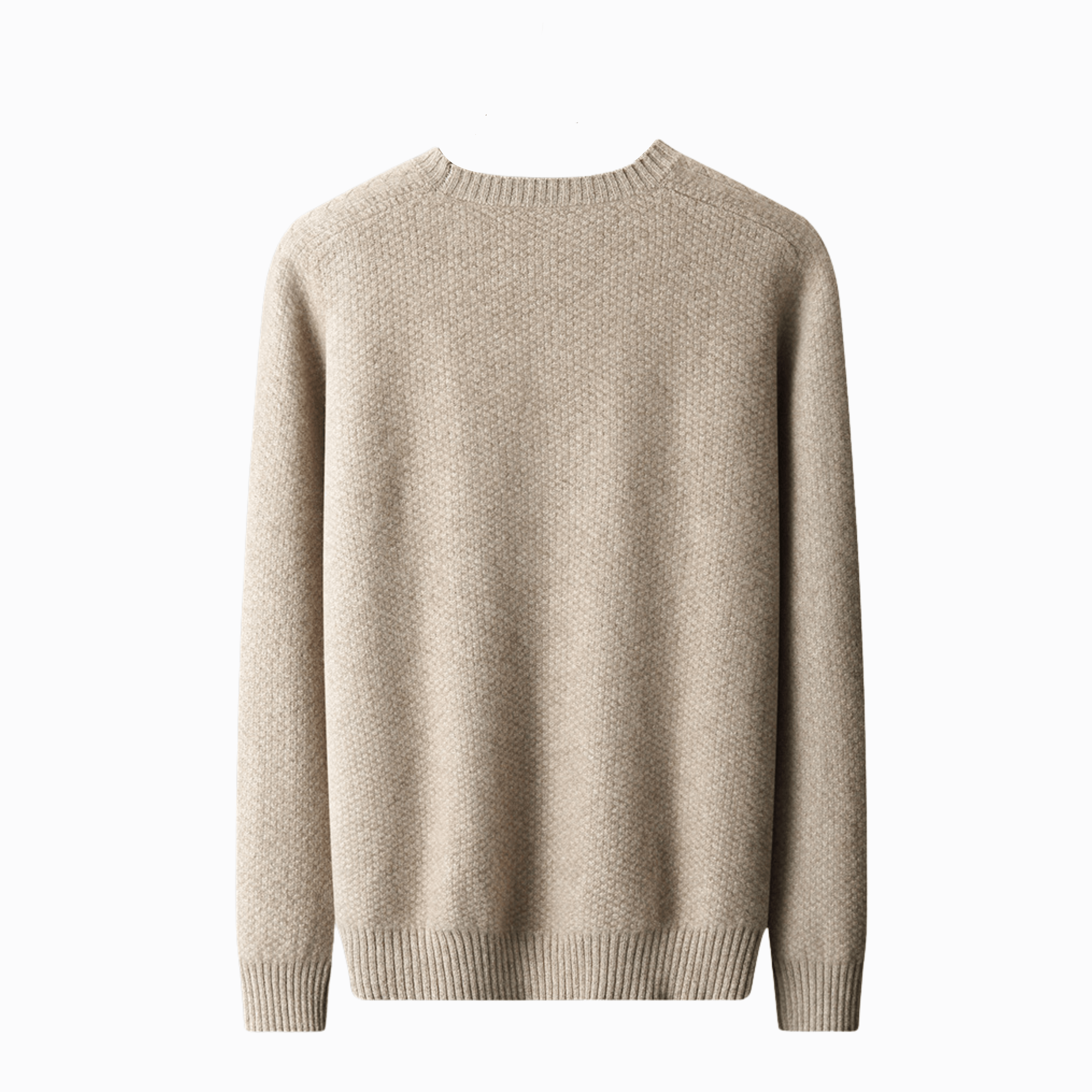 KASHMIR CREWNECK - Beige