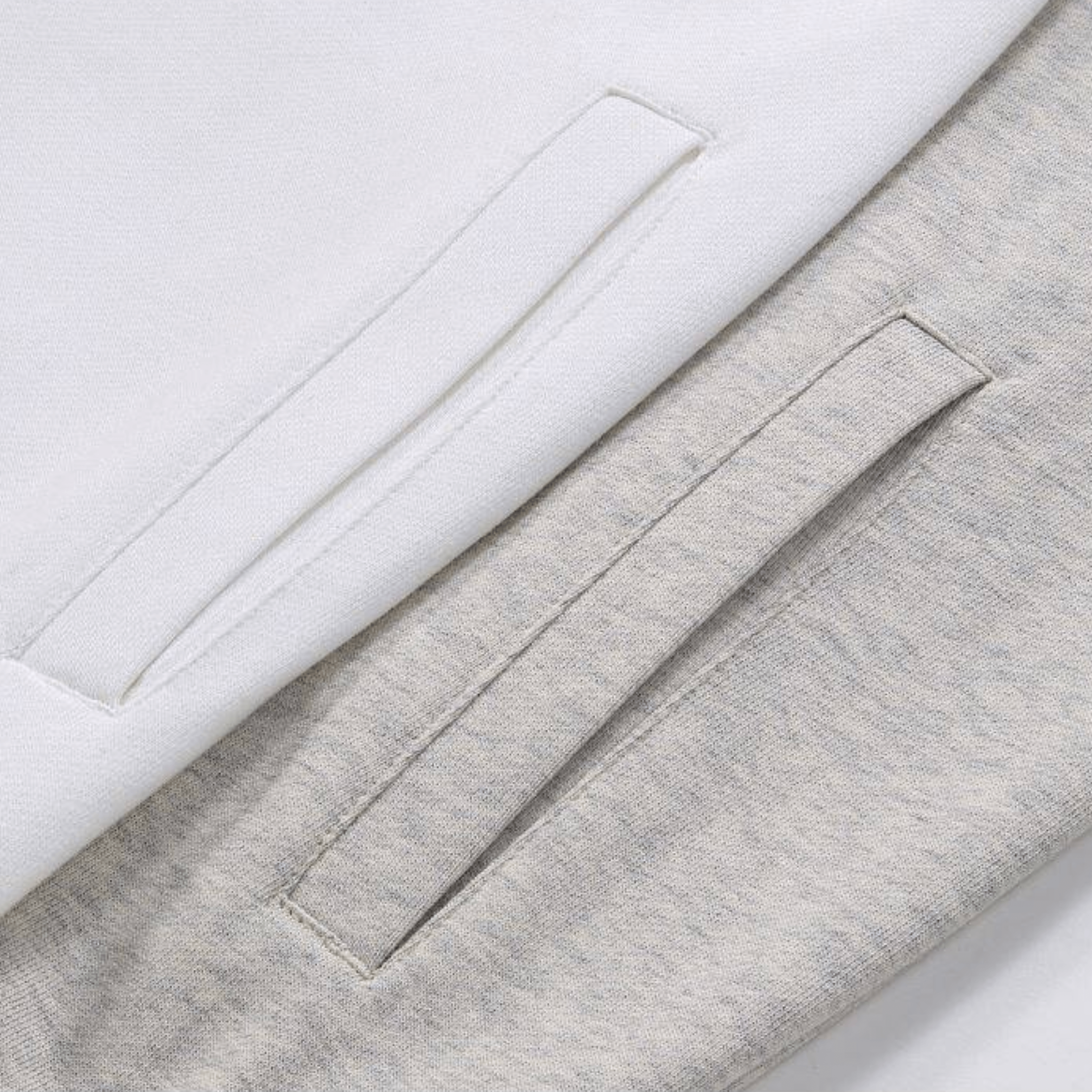 ZIP HOODIE - Beige