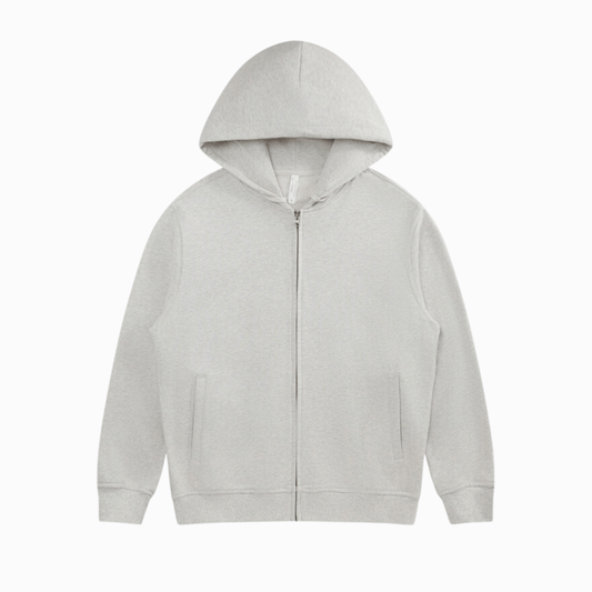 ZIP HOODIE - Grå
