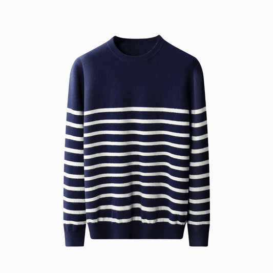 STRIPED CREWNECK