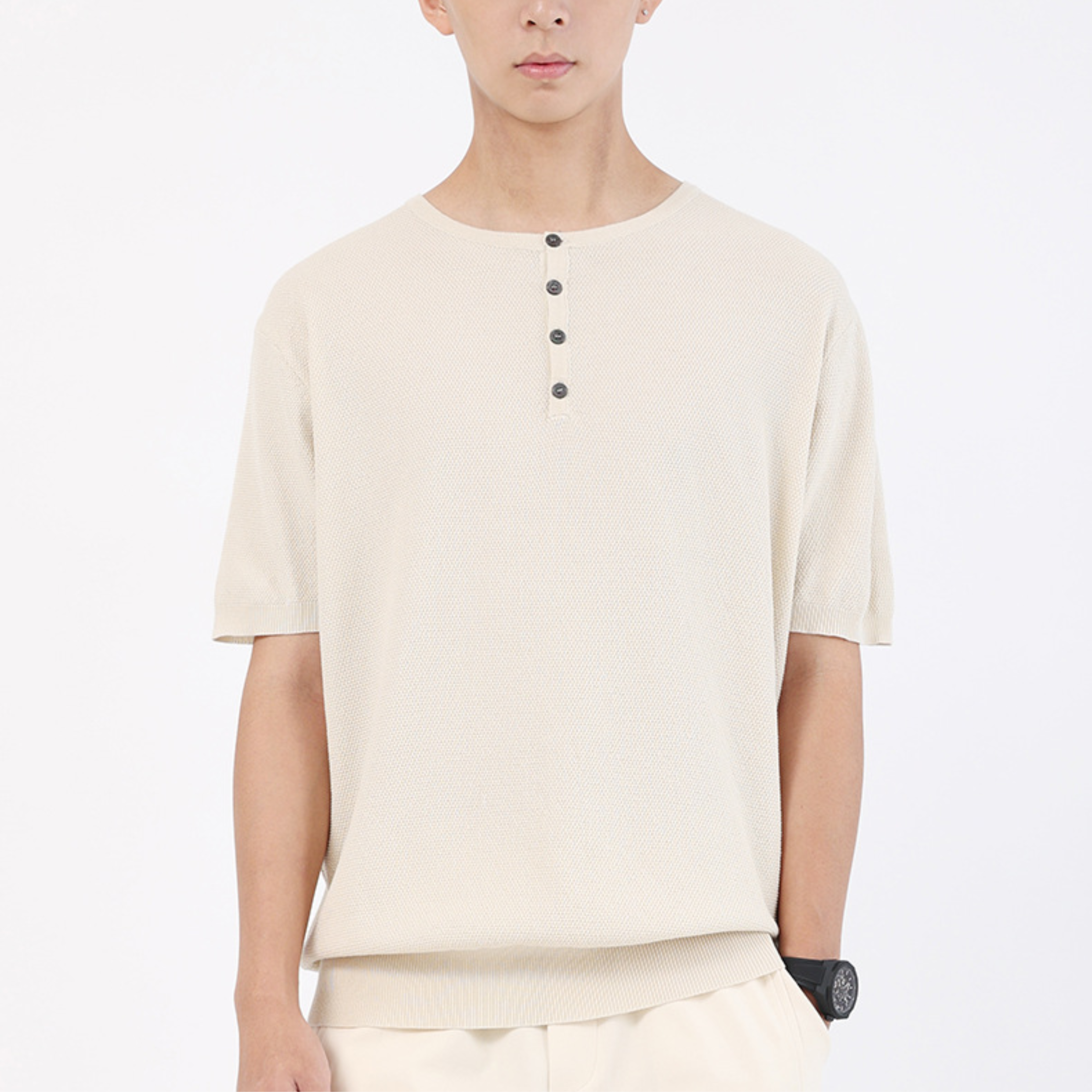 LUXE HENLEY TRÖJA