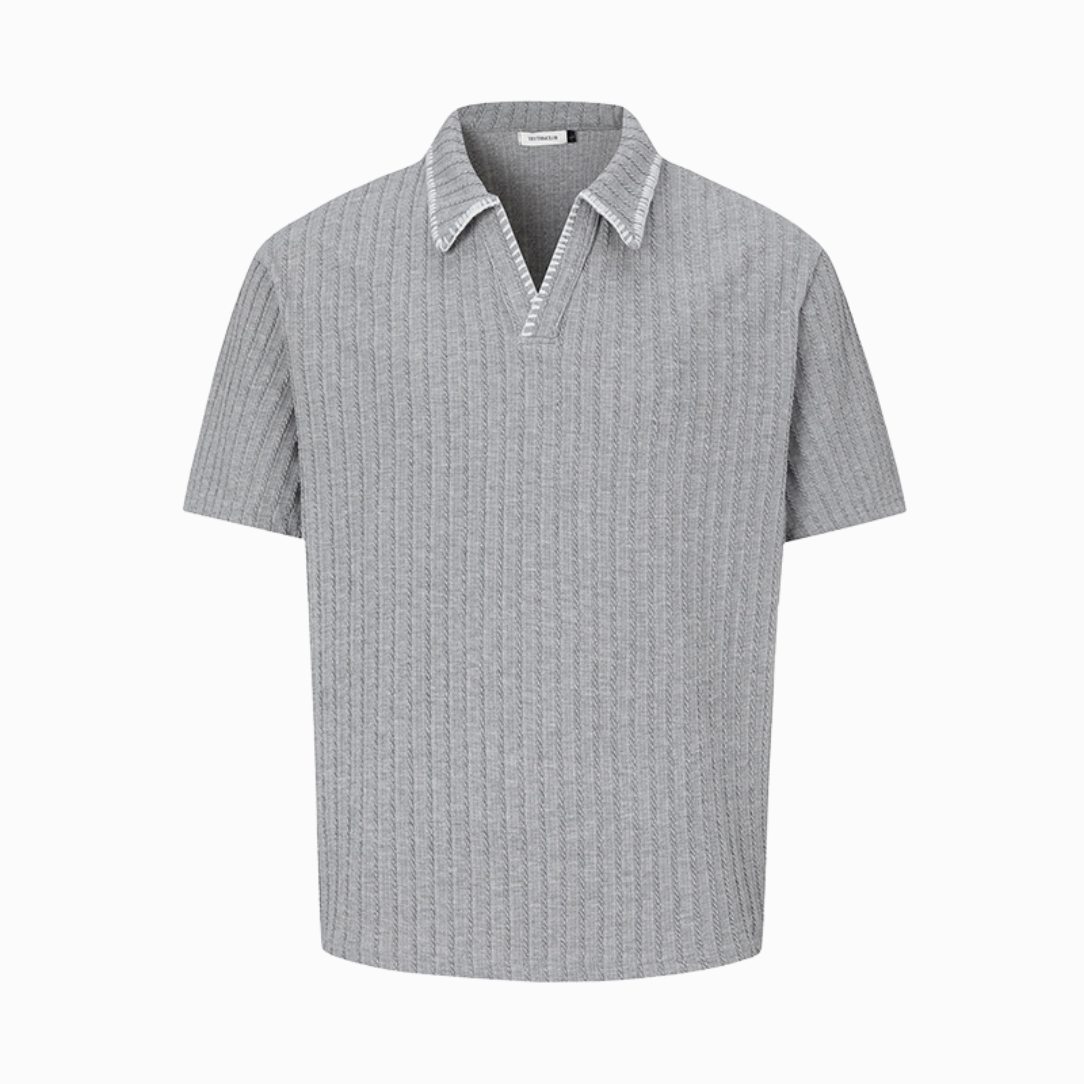 LUXE POLO TRÖJA - Grå