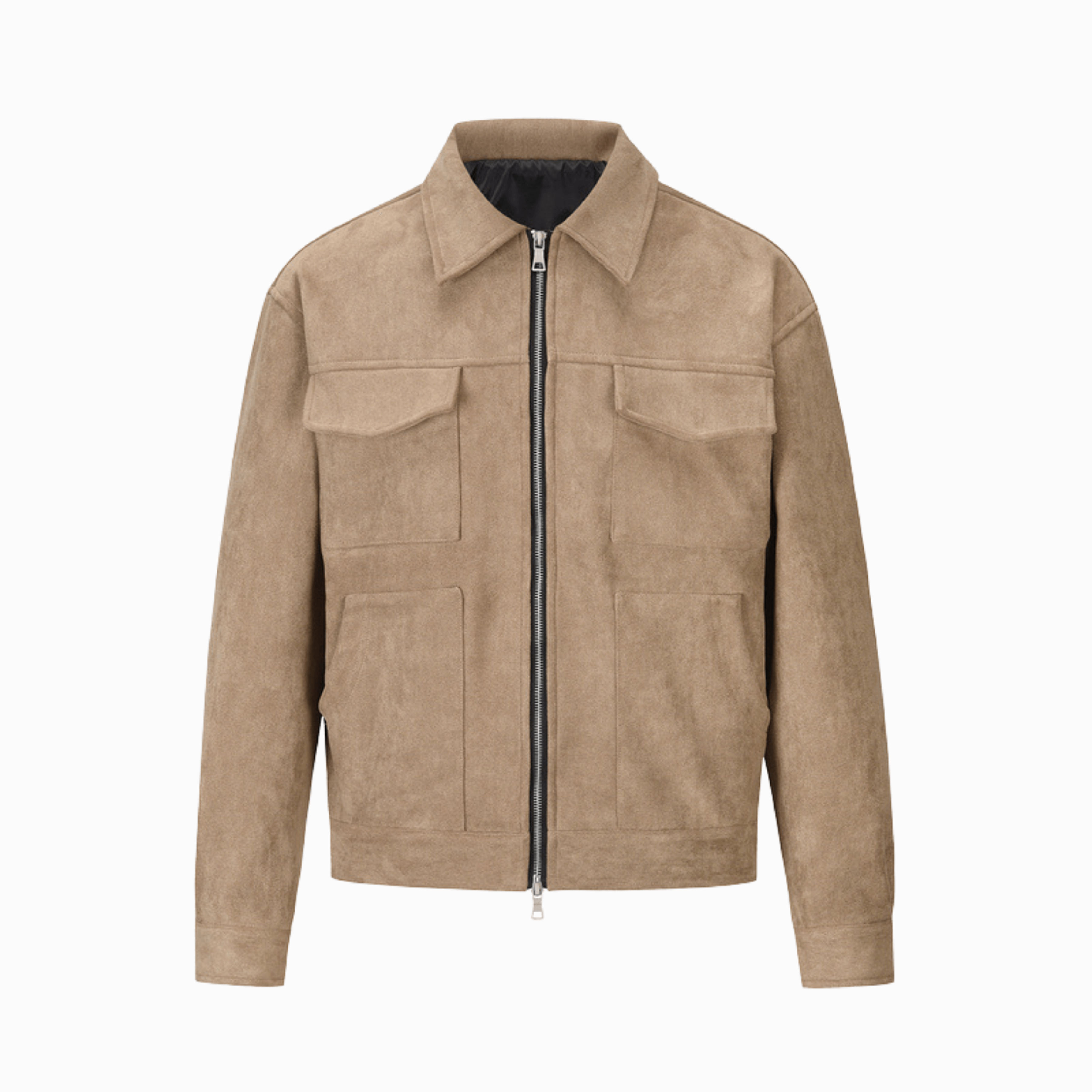 SUEDE JACKA - Beige
