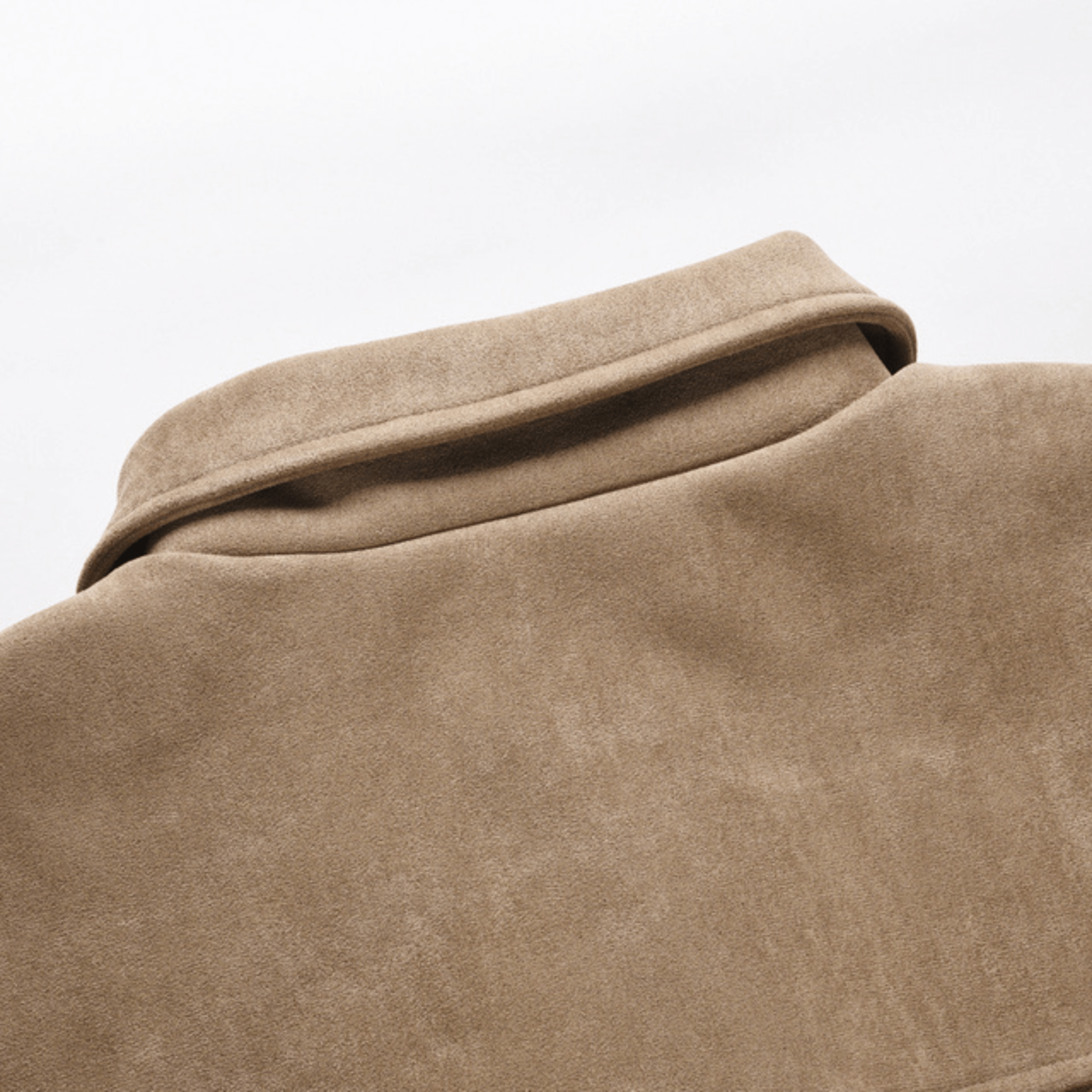 LUXE SUEDE JACKA - Beige
