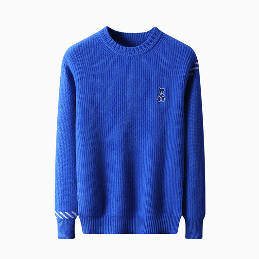 RIBBED-KNIT TRÖJA