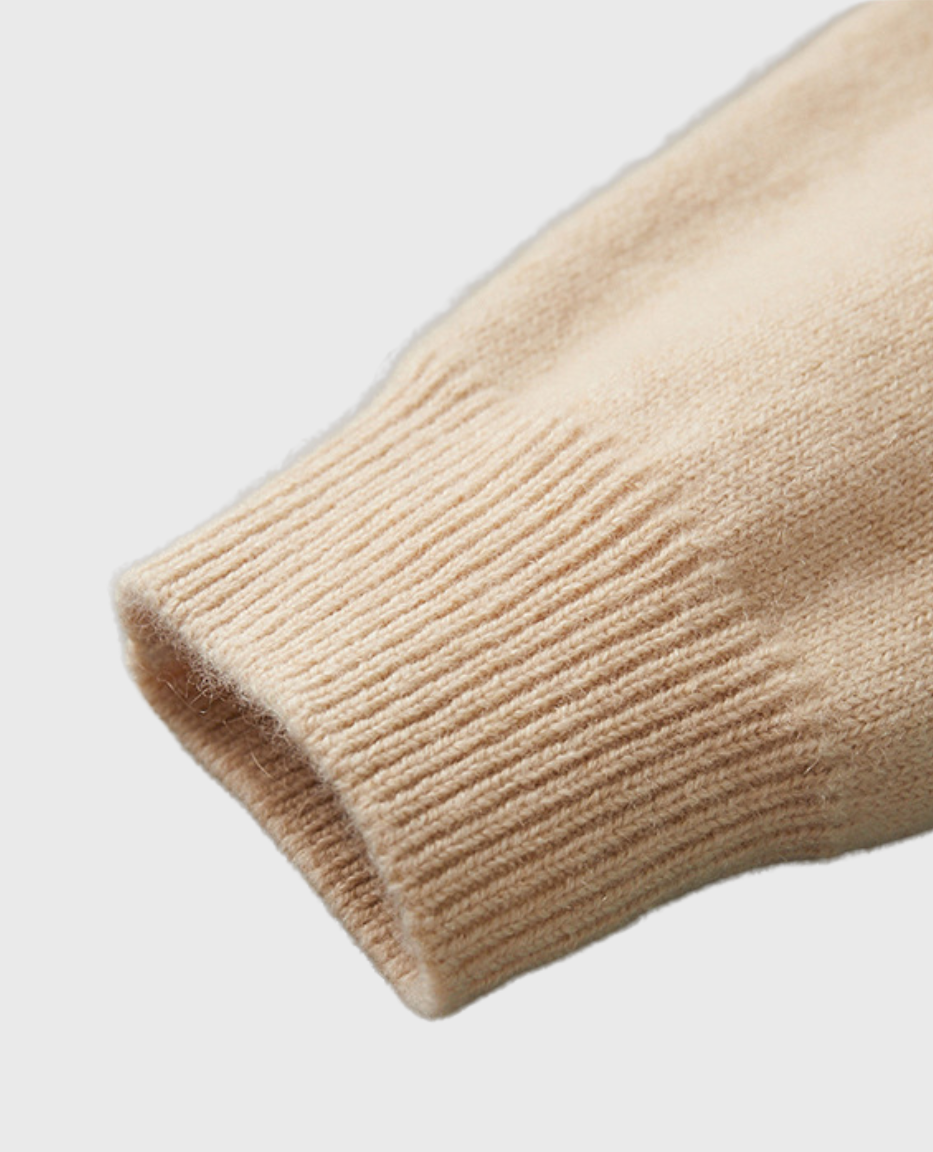 AXEL MERINO HOODIE BEIGE
