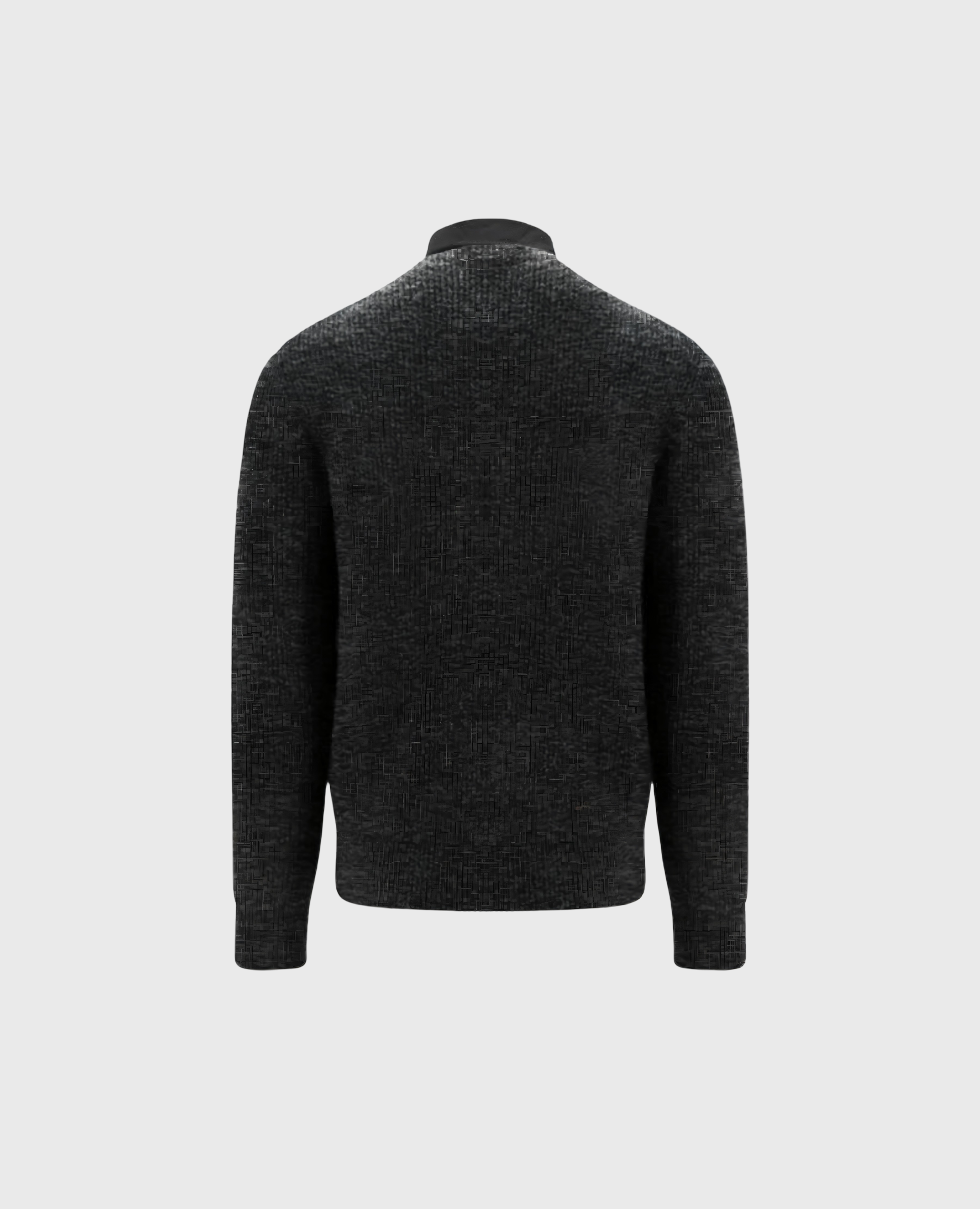 AXEL PUFFER CARDIGAN SVART