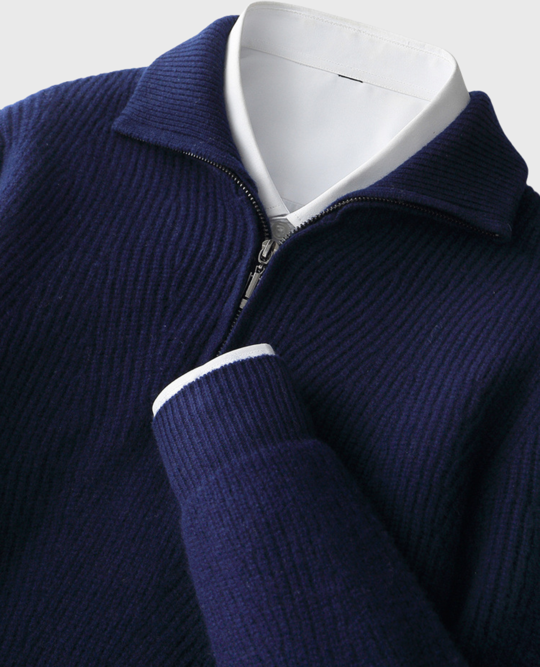 AXEL KNIT ZIP MARIN